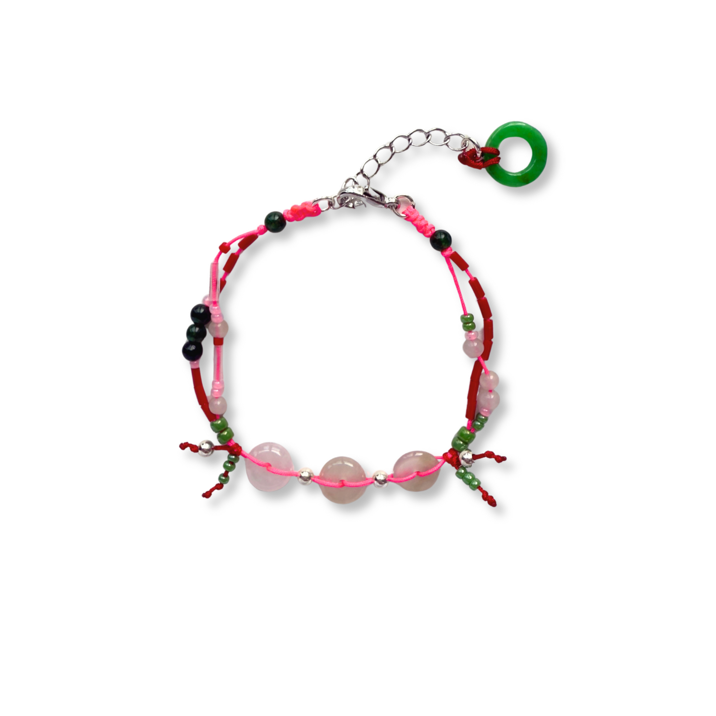 -𝟶𝟶𝟶- Red String Bracelet 平安