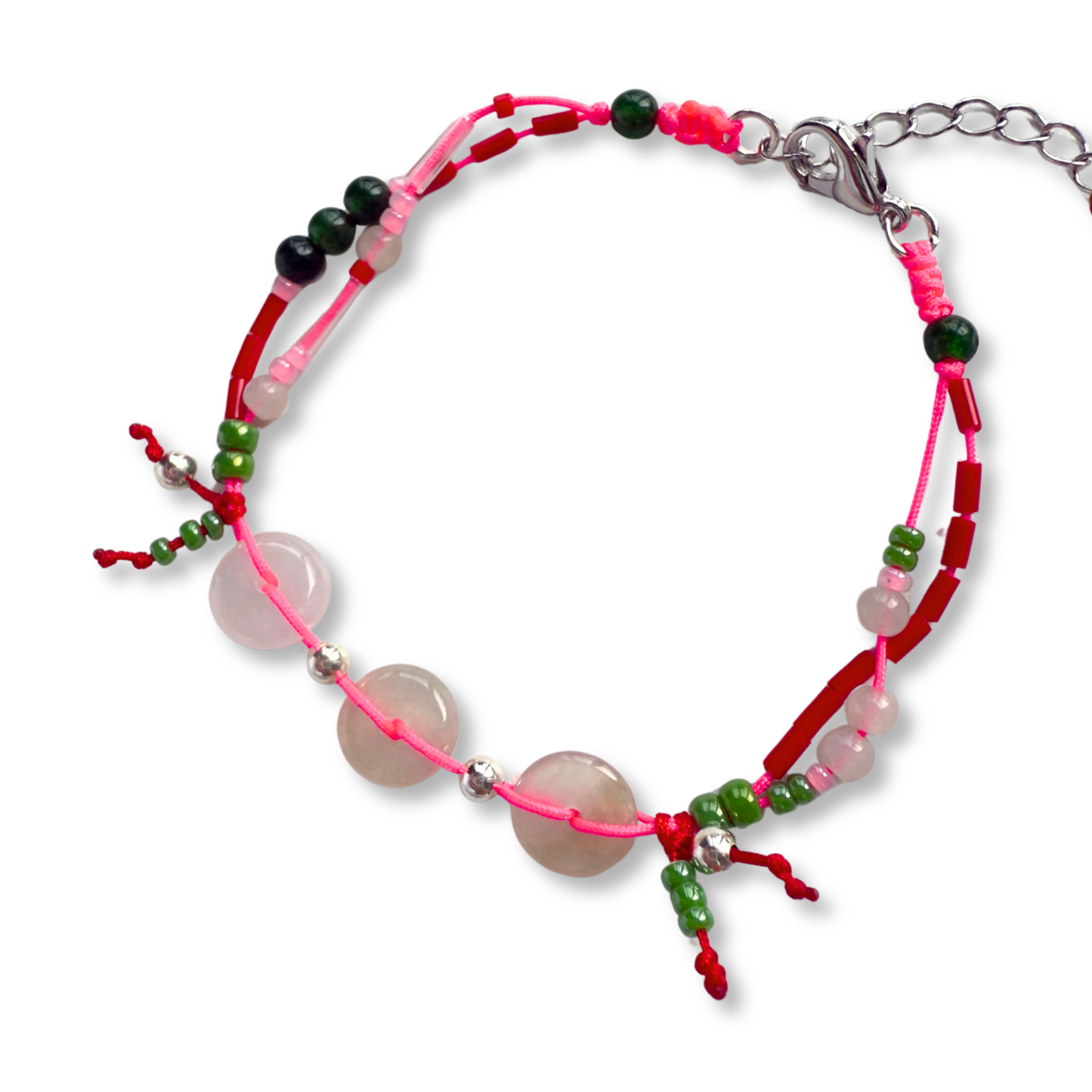 -𝟶𝟶𝟶- Red String Bracelet 平安