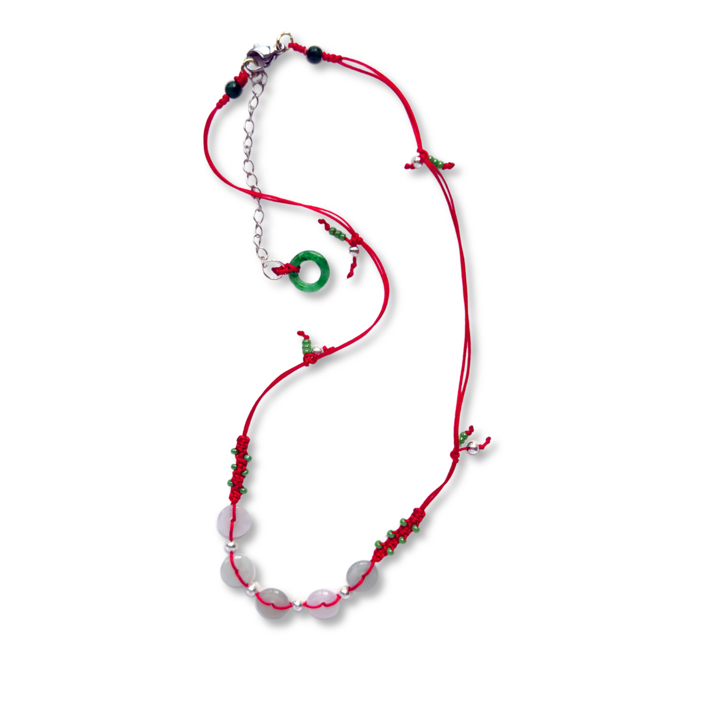 -𝟶𝟶𝟶𝟶𝟶- Red String Necklace 平安