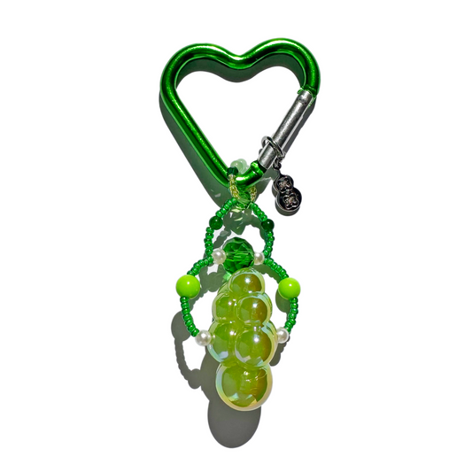 🪲 Wulou Slimy Bug Keychain (Emerald)